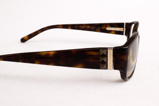 Burberry – Monture optique rectangulaire en acétate écaille