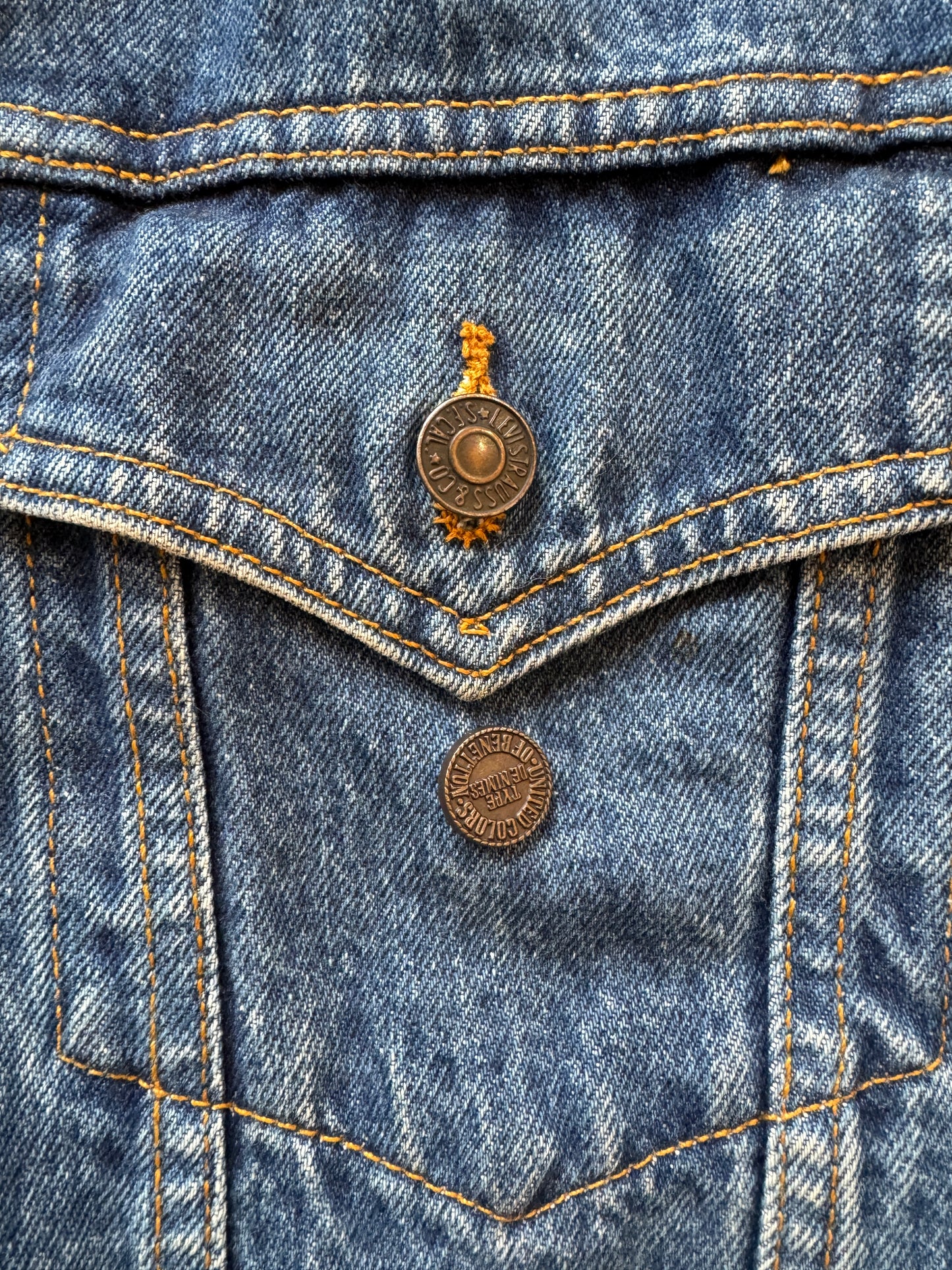 Veste en denim Levi’s – coton bleu – coupe structurée vintage