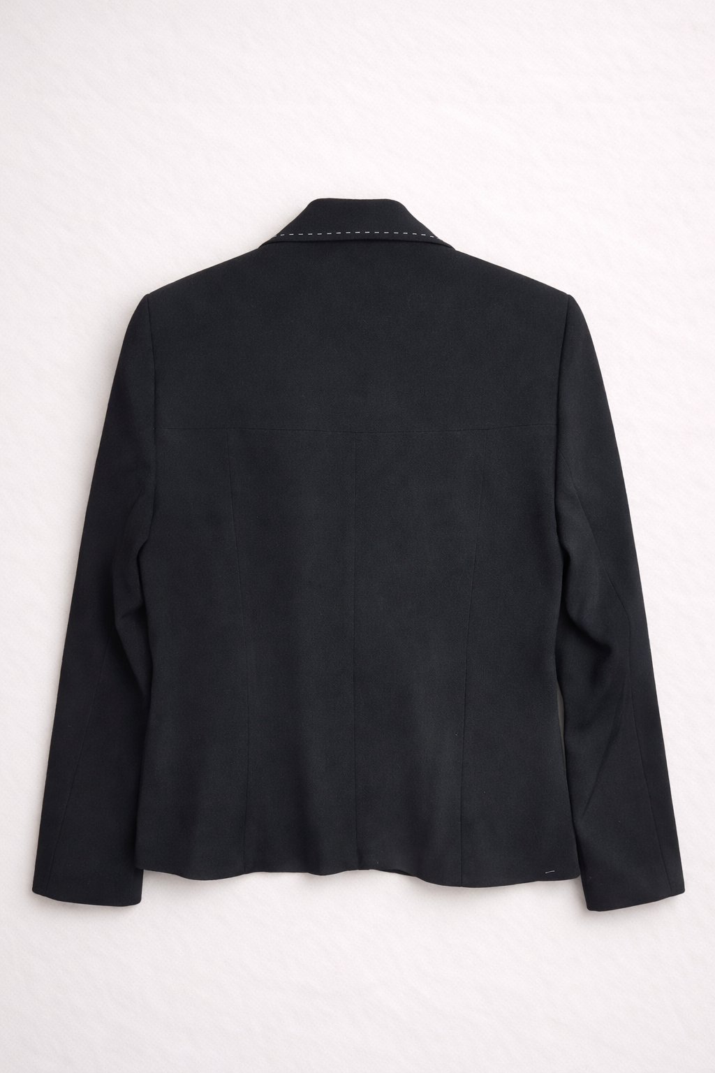 Tailleur jupe vintage Affinités – Armand Thierry noir coupe structurée