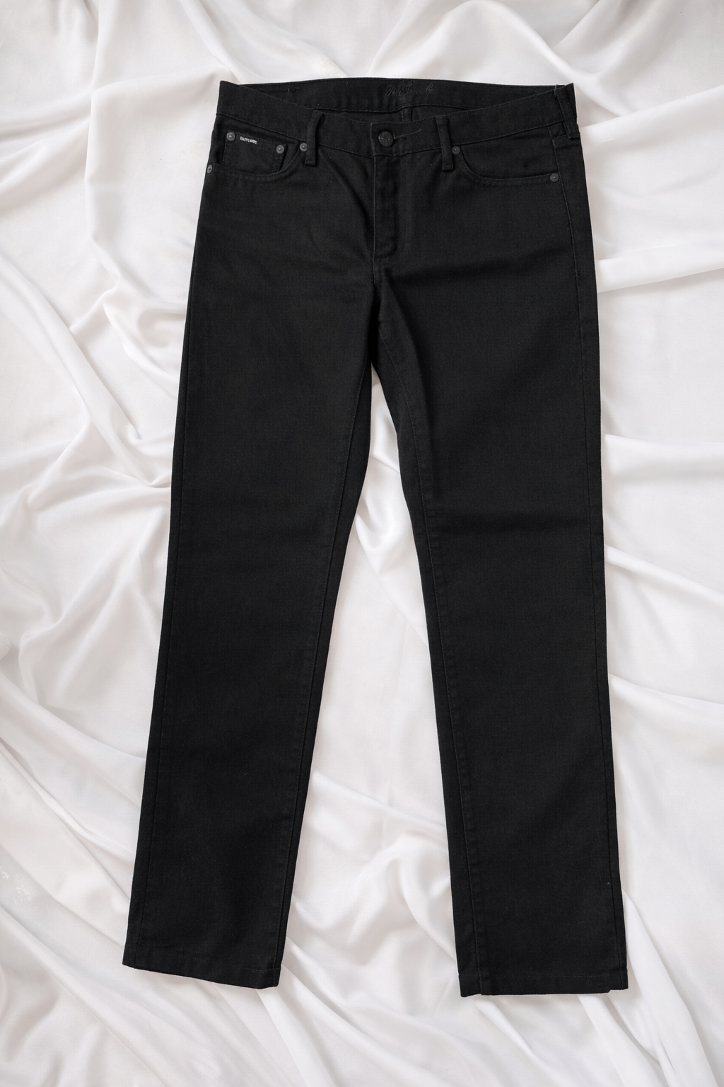 Pantalon droit noir Ralph Lauren – Coupe structurée