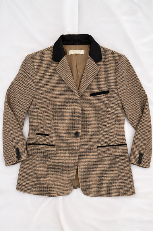 Gerard Darel – Veste en laine pied-de-poule