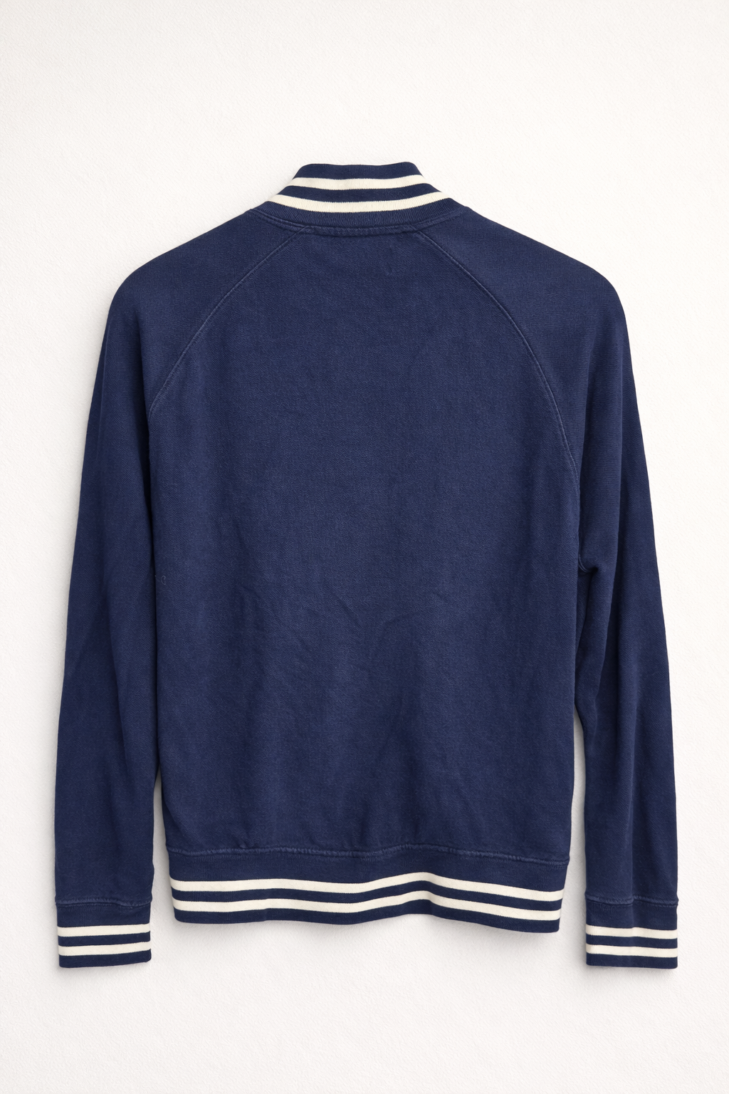 Polo by Ralph Lauren – Gilet zippé 100% coton bleu marine