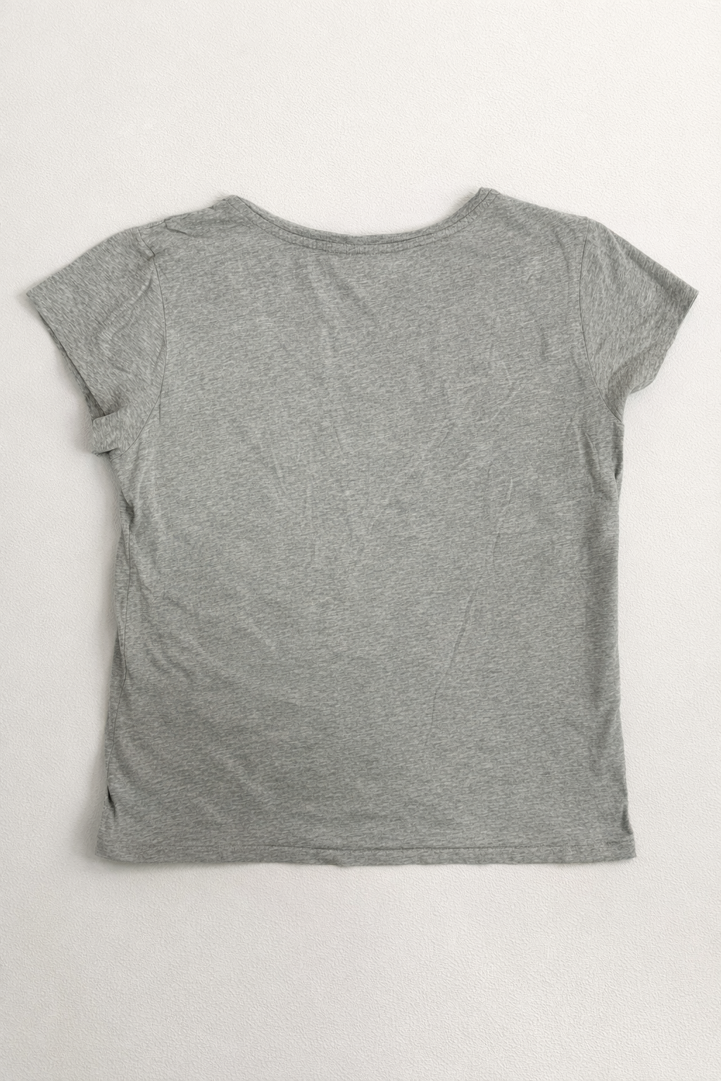 Polo Ralph Lauren – T-shirt col V en coton gris chiné