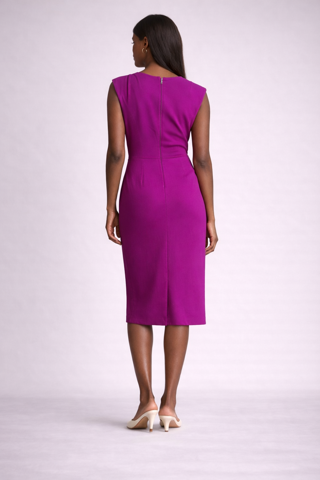 Givenchy Robe en laine magenta