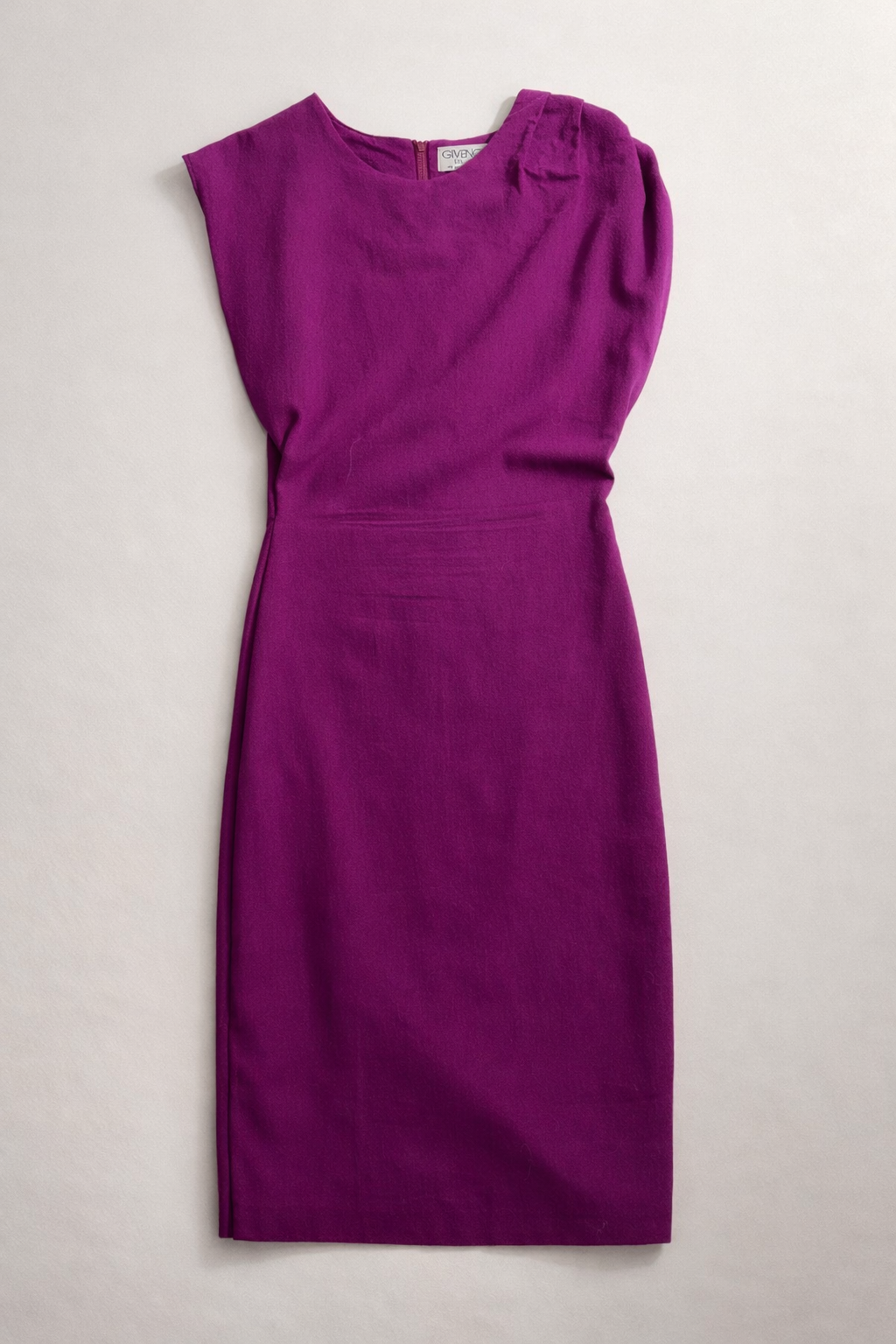 Givenchy Robe en laine magenta