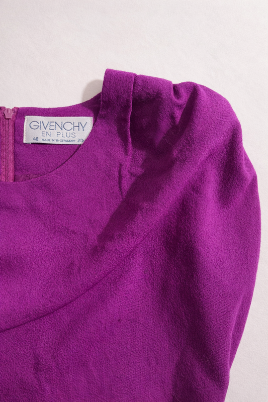 Givenchy Robe en laine magenta