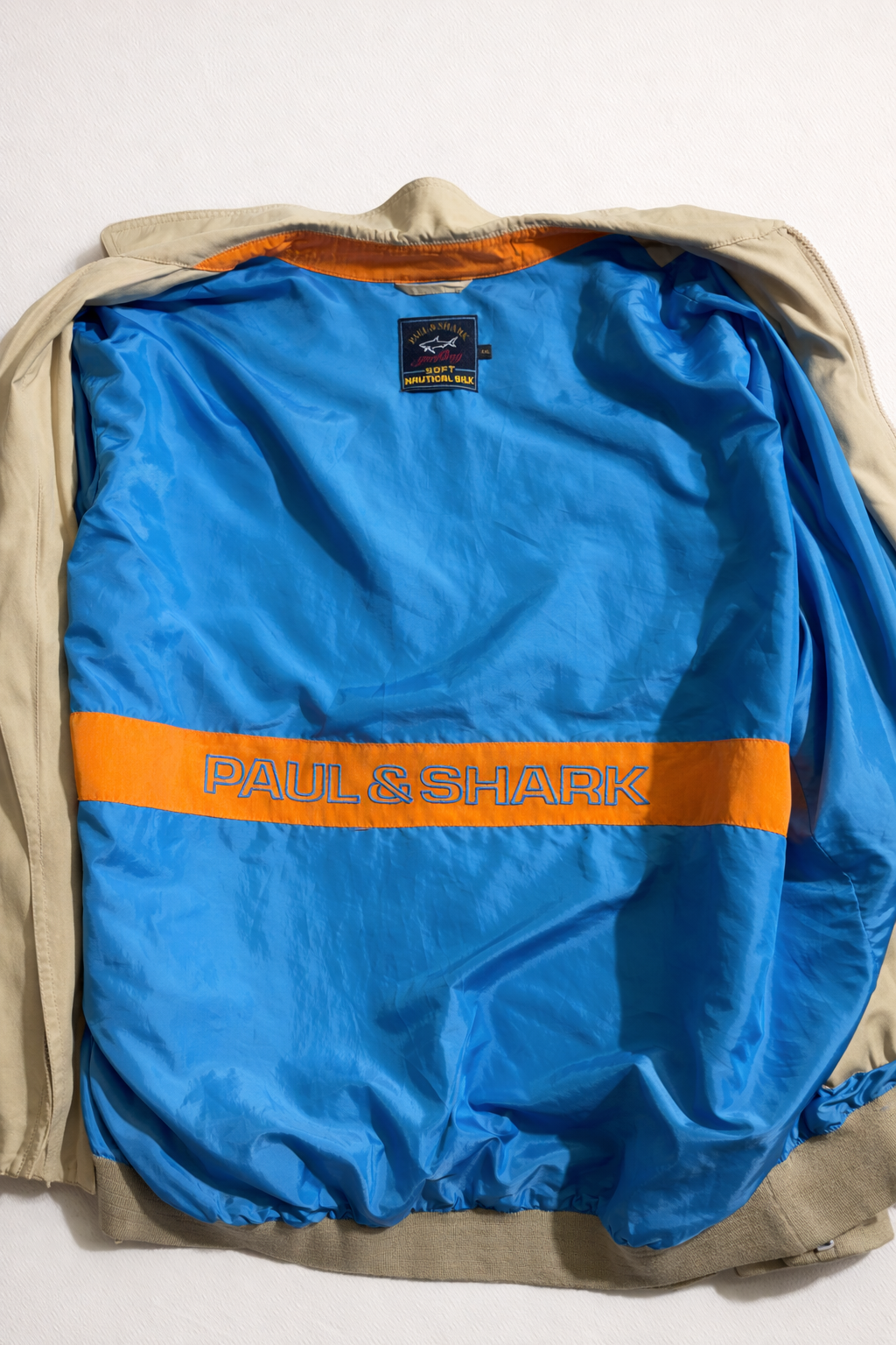 Blouson Harrington en soie nautique Paul &Shark