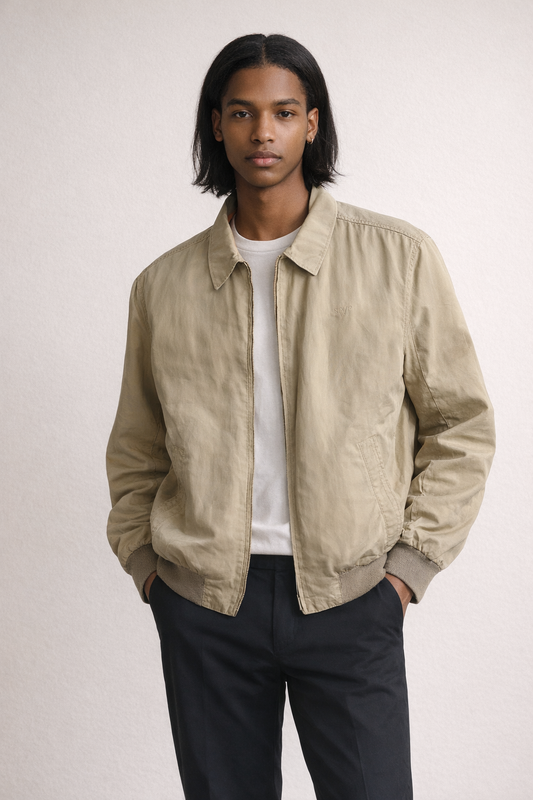 Blouson Harrington en soie nautique Paul &Shark