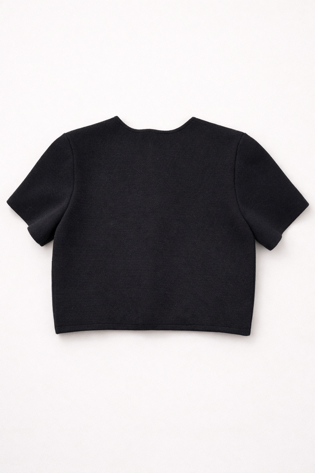 Cardigan court Tara Jarmon Paris en maille texturée à boutons bijoux