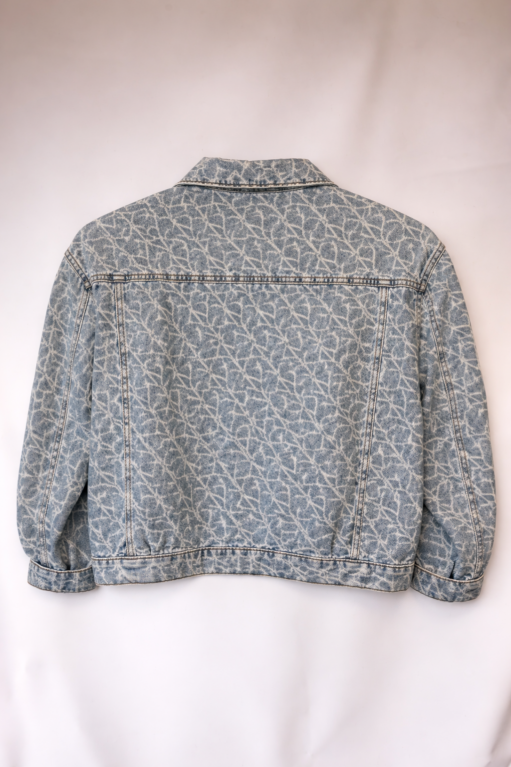 Veste en denim Ba&sh imprimée