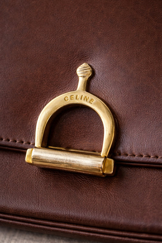 CELINE sac à main en cuir