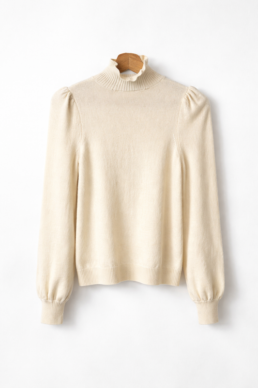 Pull Sézane en cachemire – Écru