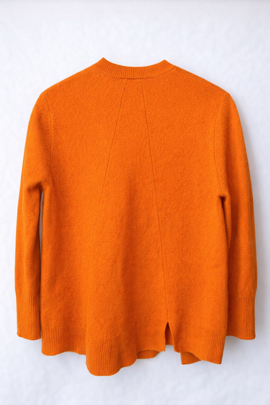 Sandro Paris – Pull en laine orange